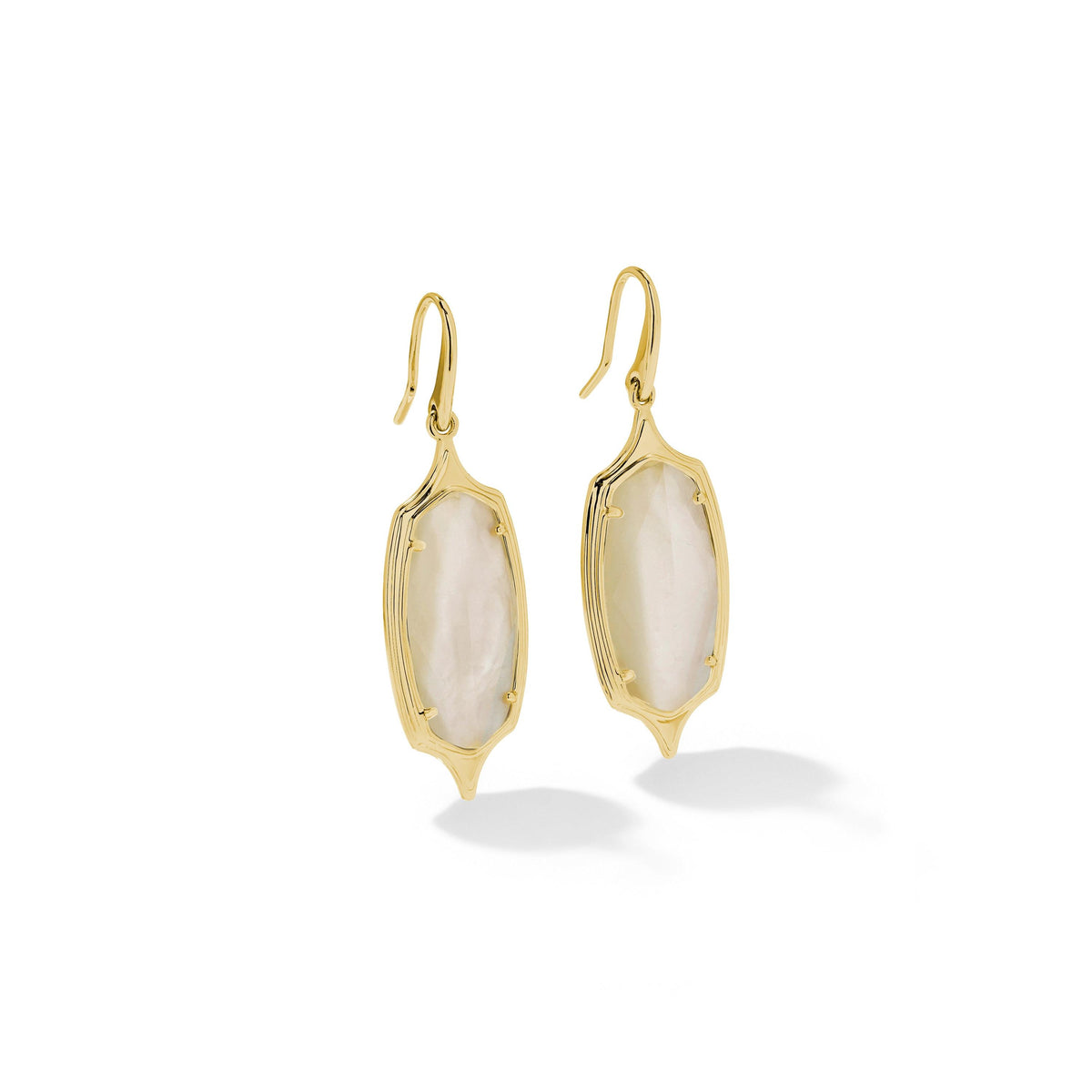Dani Stepped Frame Drop Earrings