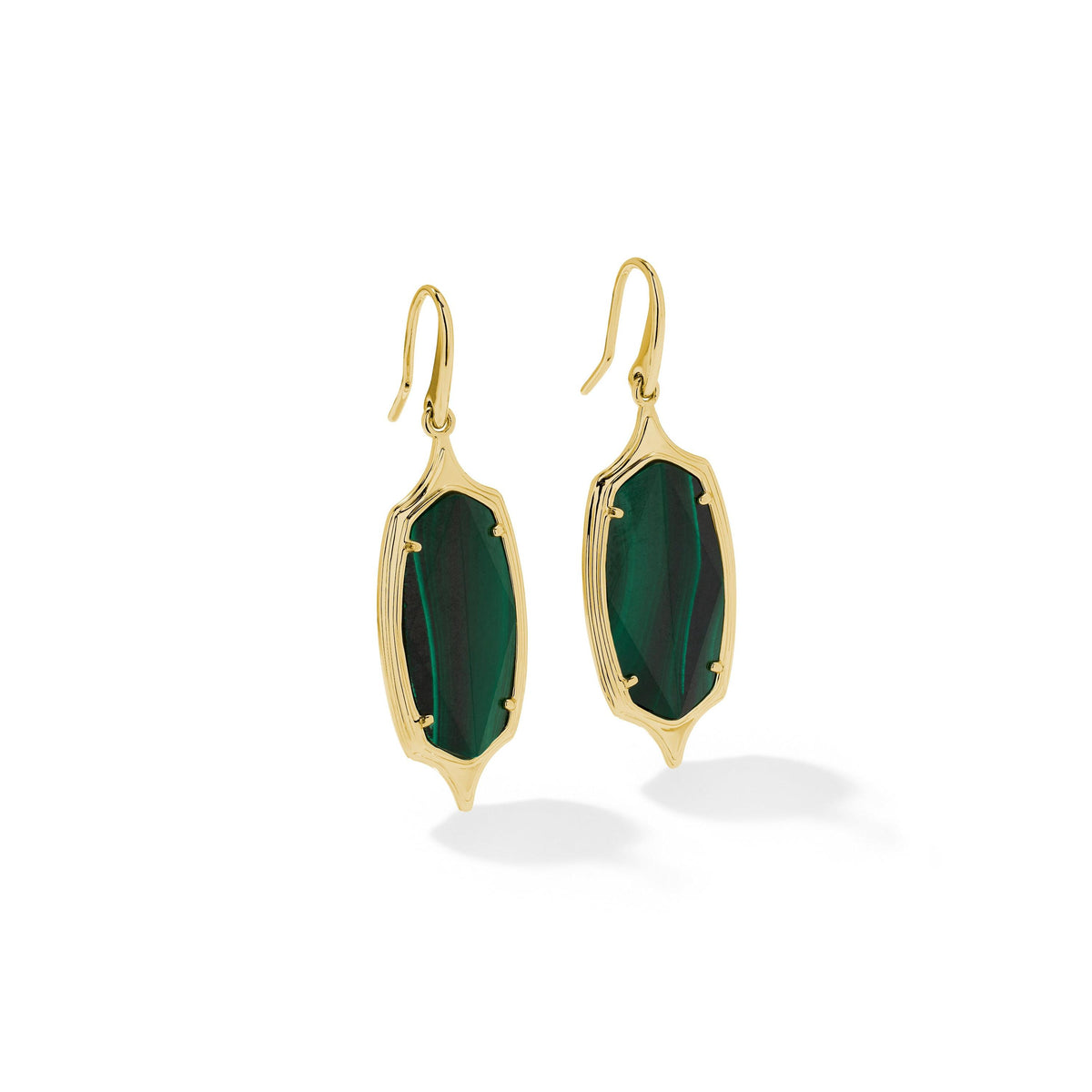 Dani Stepped Frame Drop Earrings