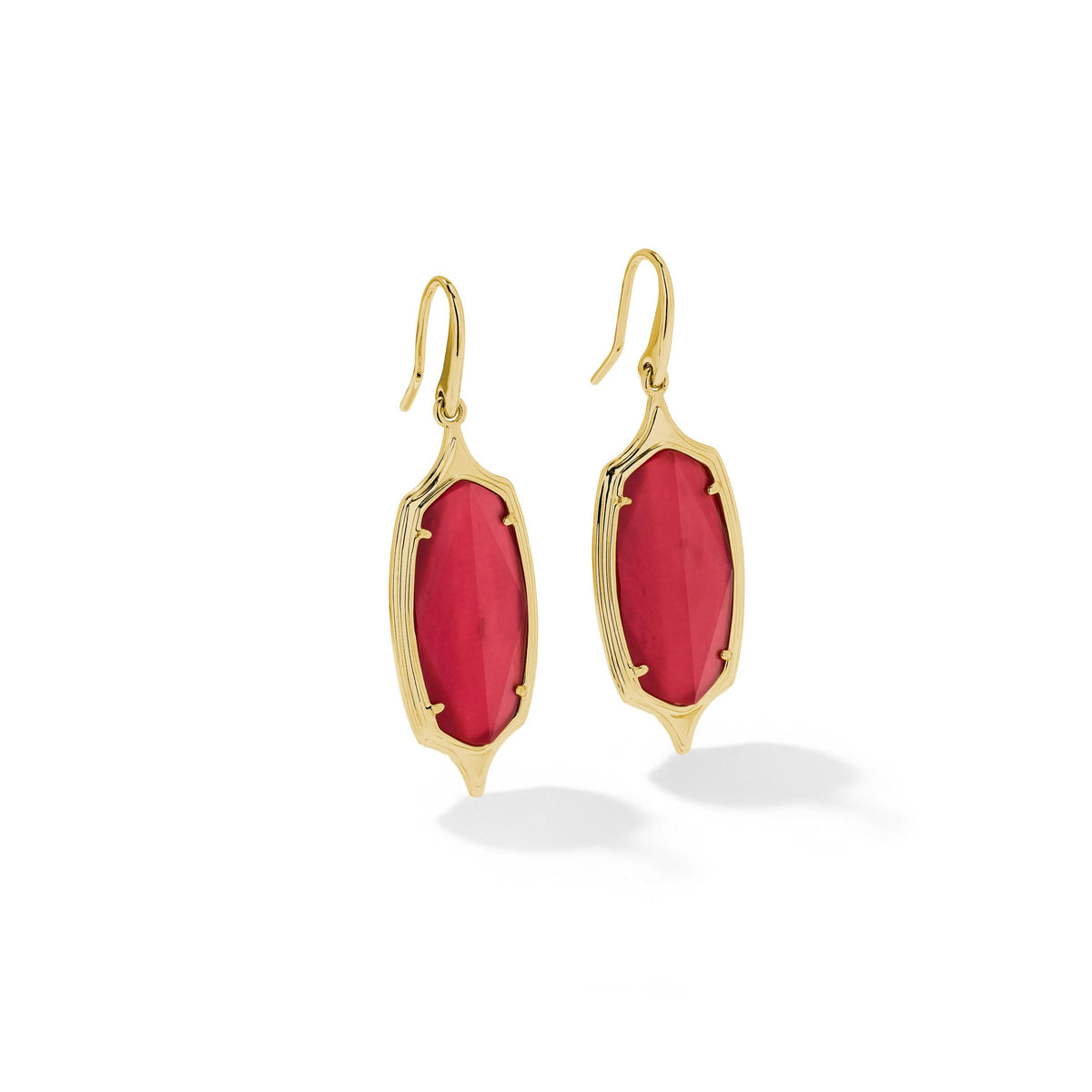 Dani Stepped Frame Drop Earrings