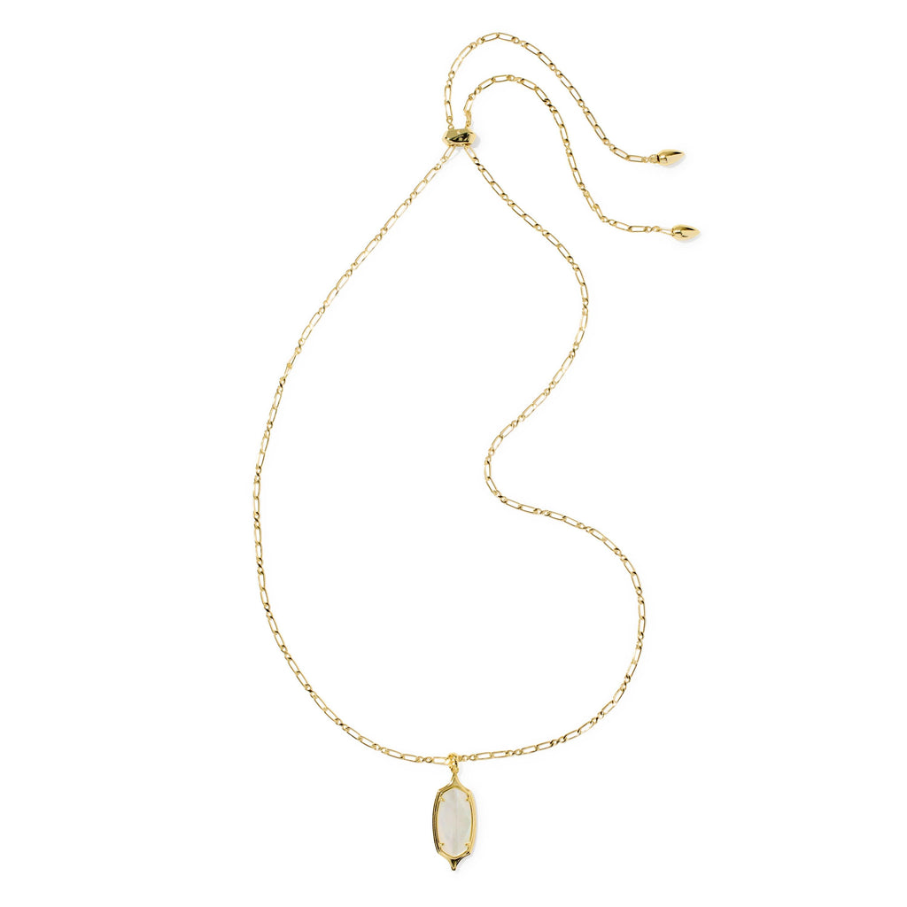 Dani Stepped Frame Long Pendant Necklace