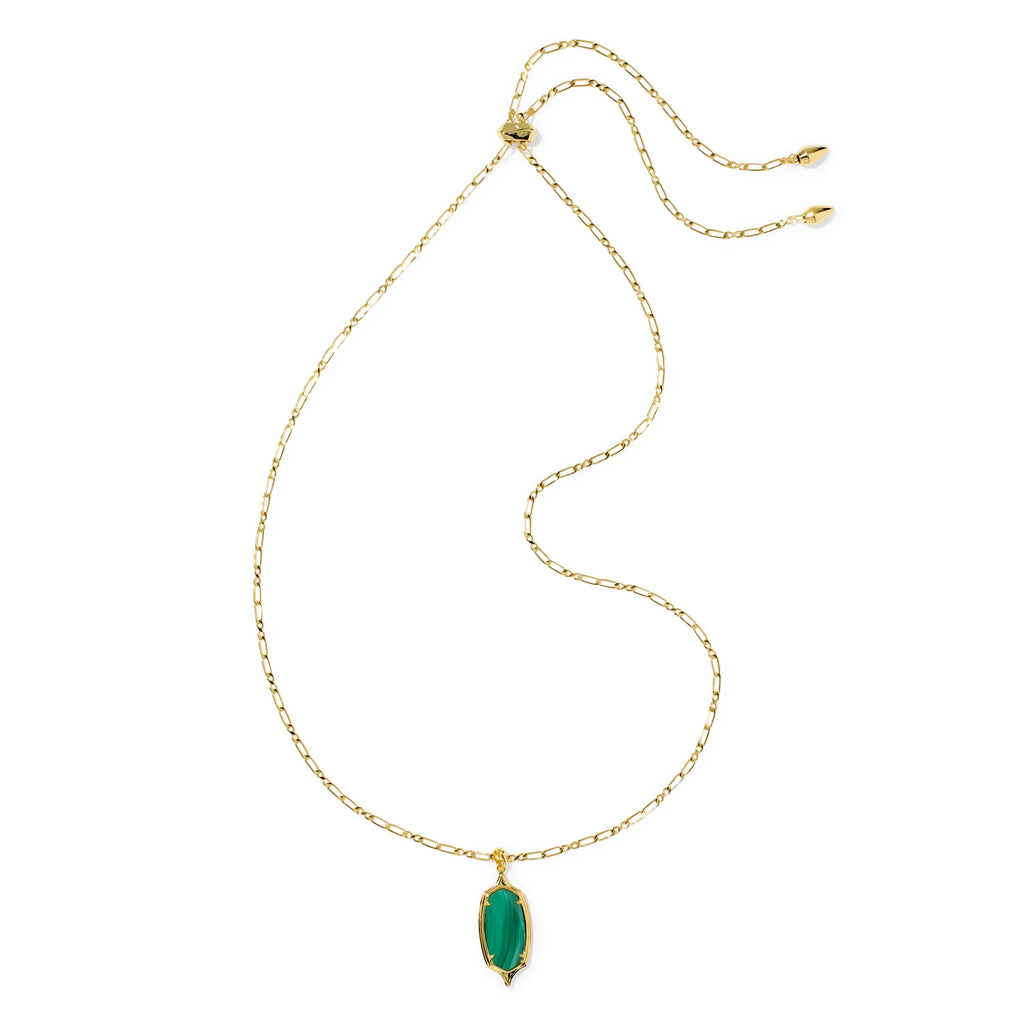 Dani Stepped Frame Long Pendant Necklace
