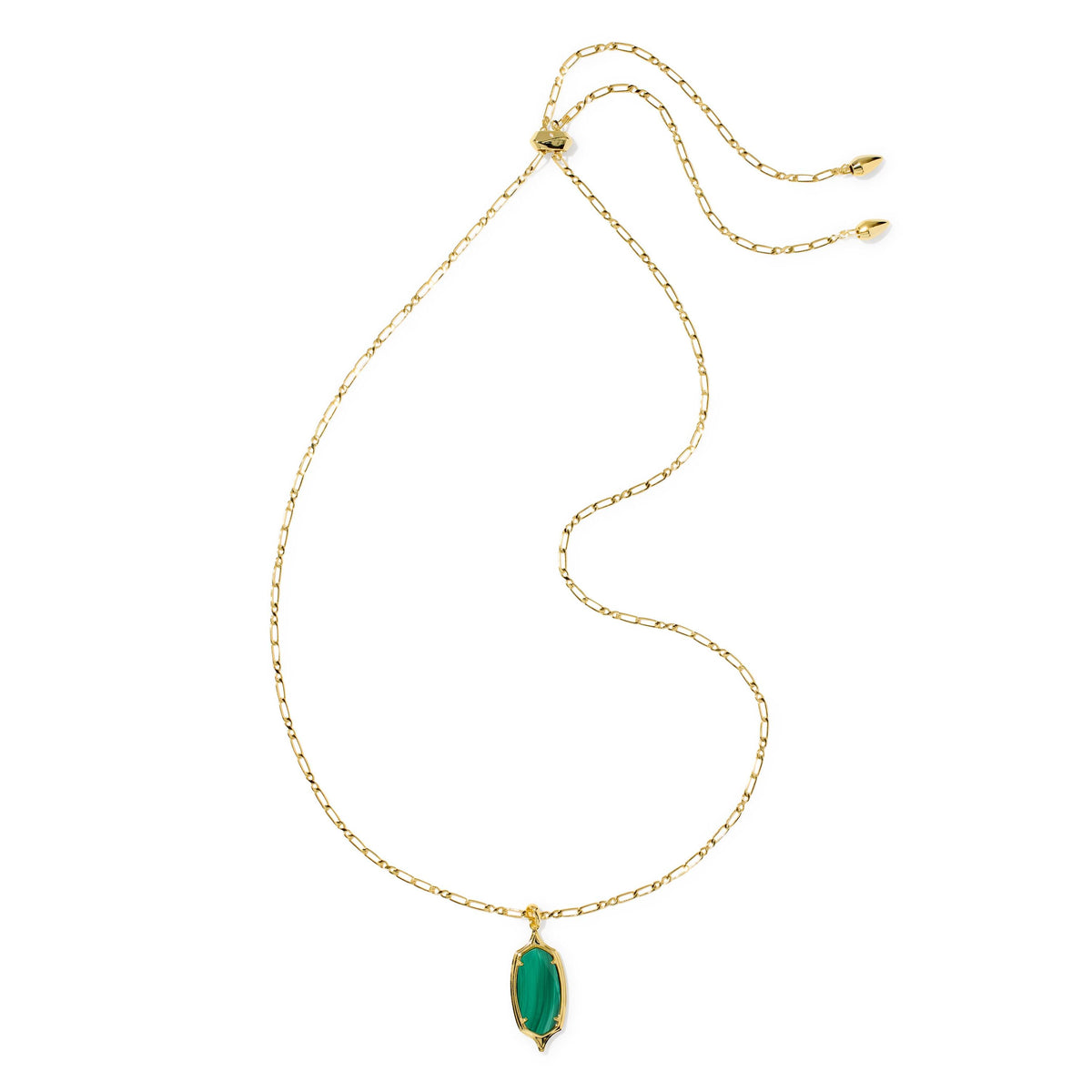 Dani Stepped Frame Long Pendant Necklace