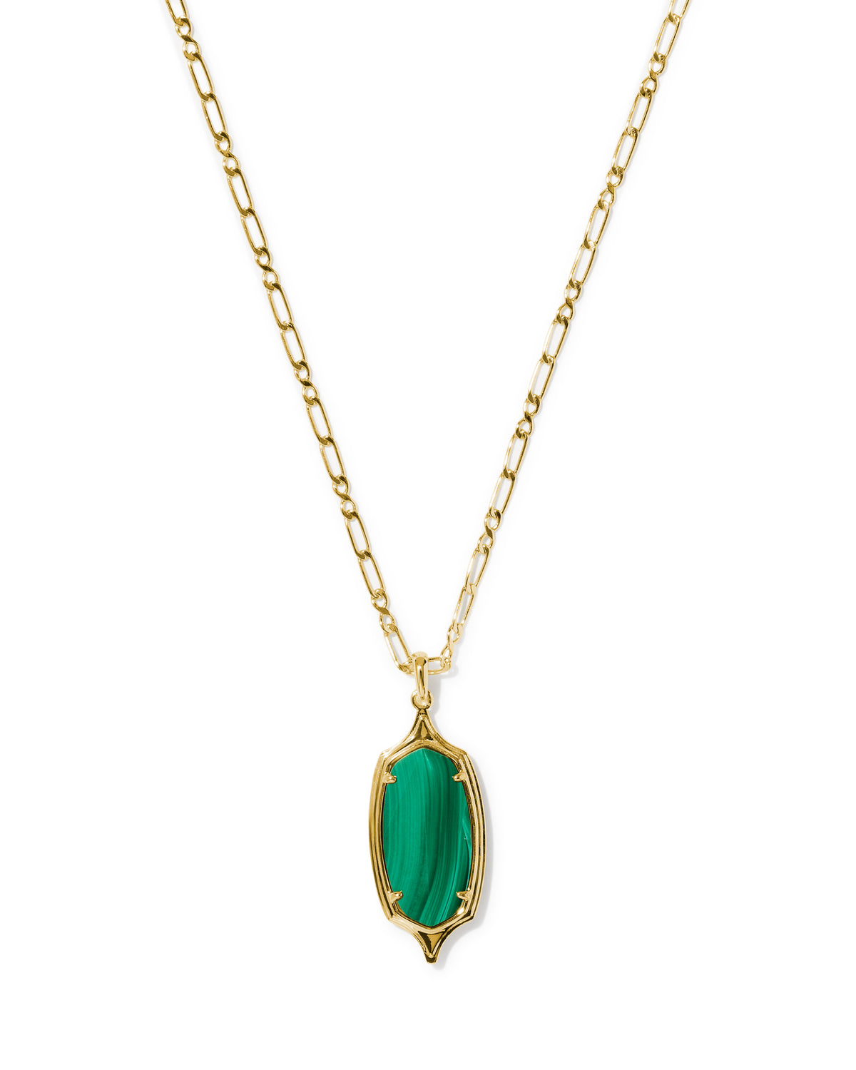 Dani Stepped Frame Long Pendant Necklace