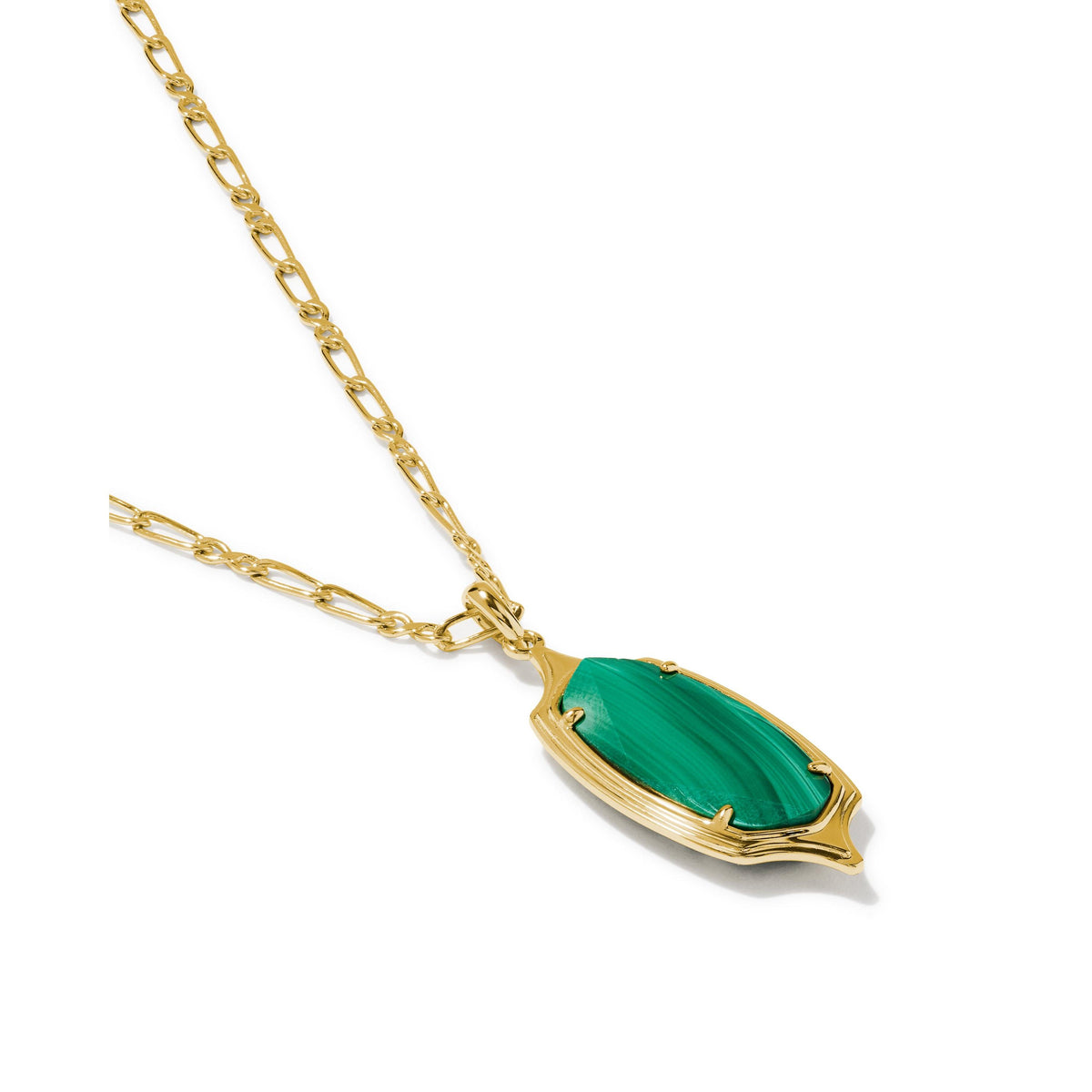 Dani Stepped Frame Long Pendant Necklace