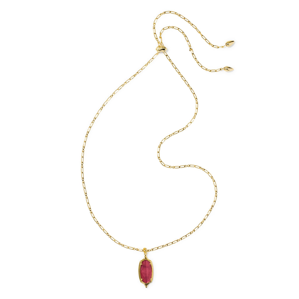 Dani Stepped Frame Long Pendant Necklace