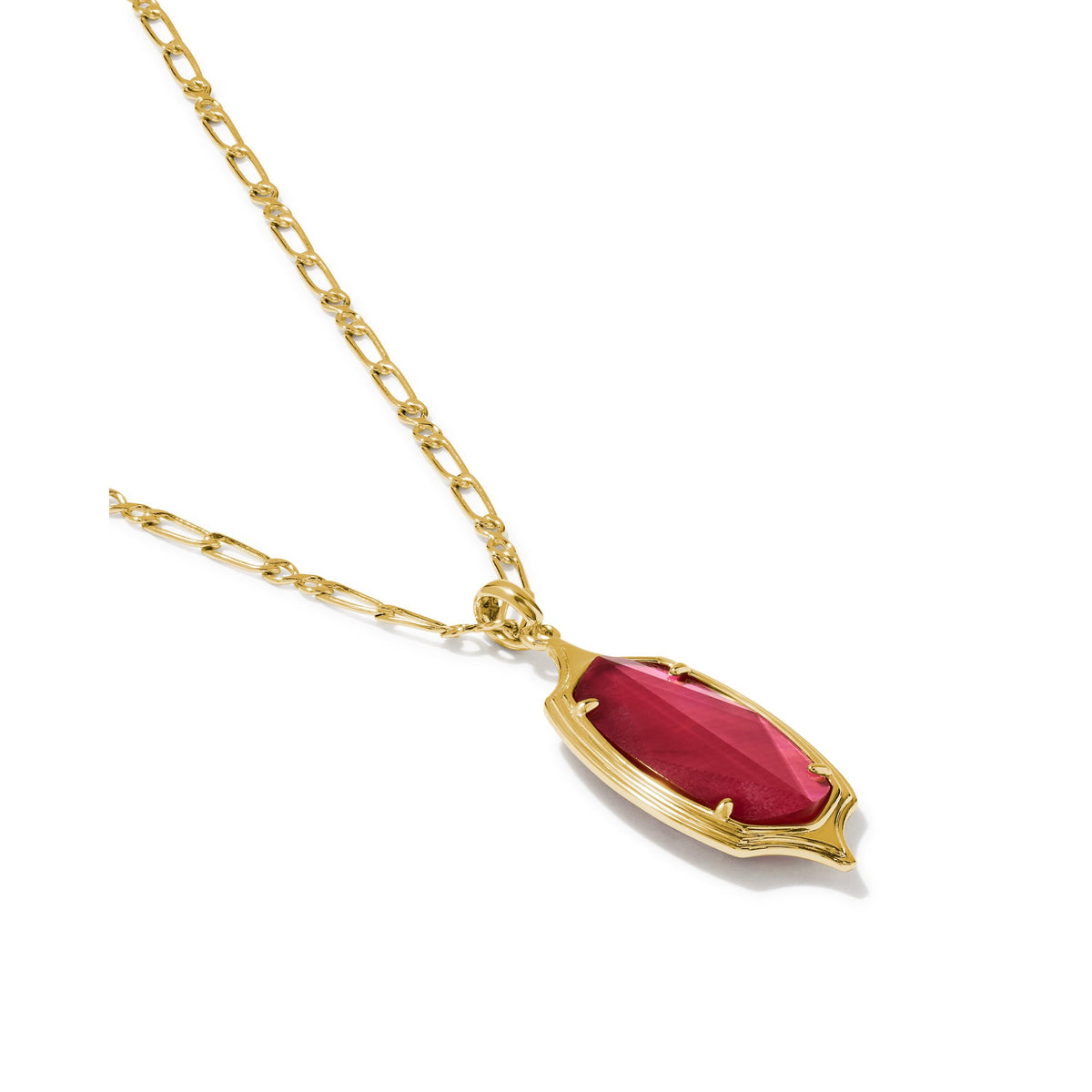 Dani Stepped Frame Long Pendant Necklace