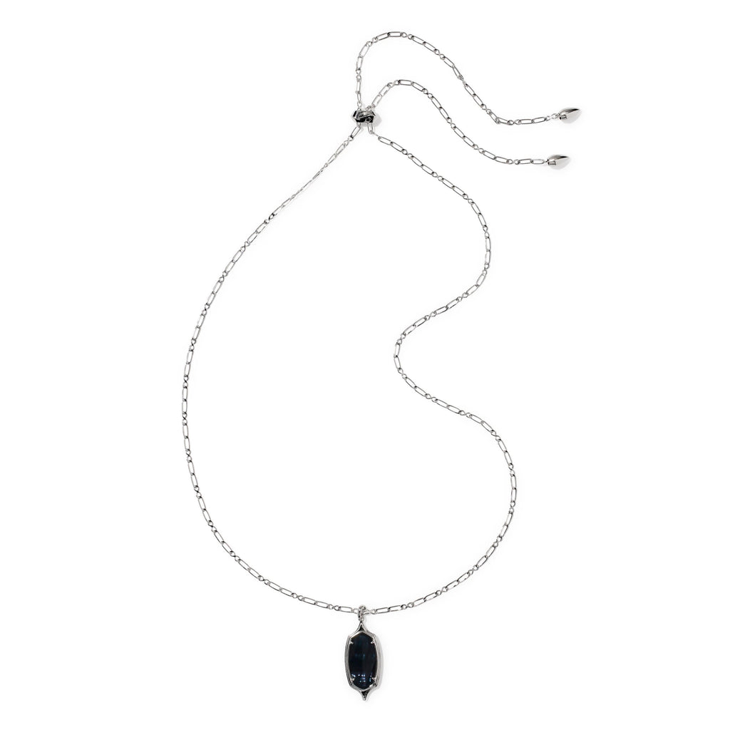 Dani Stepped Frame Long Pendant Necklace