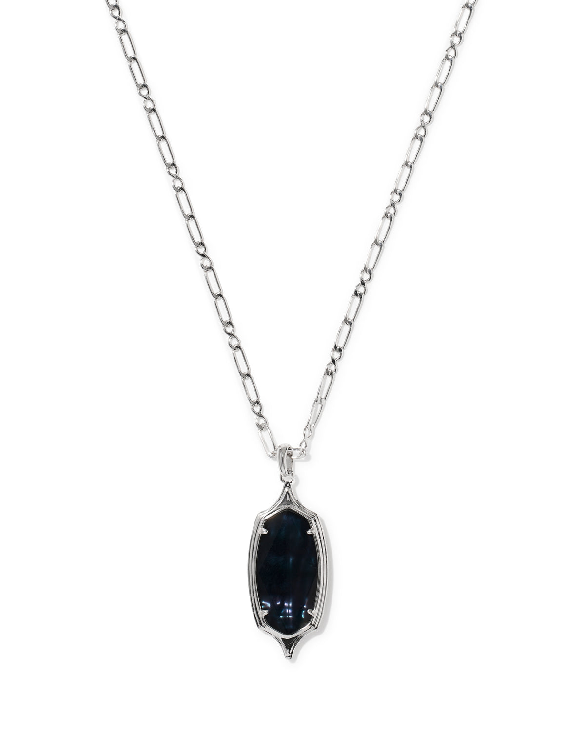 Dani Stepped Frame Long Pendant Necklace