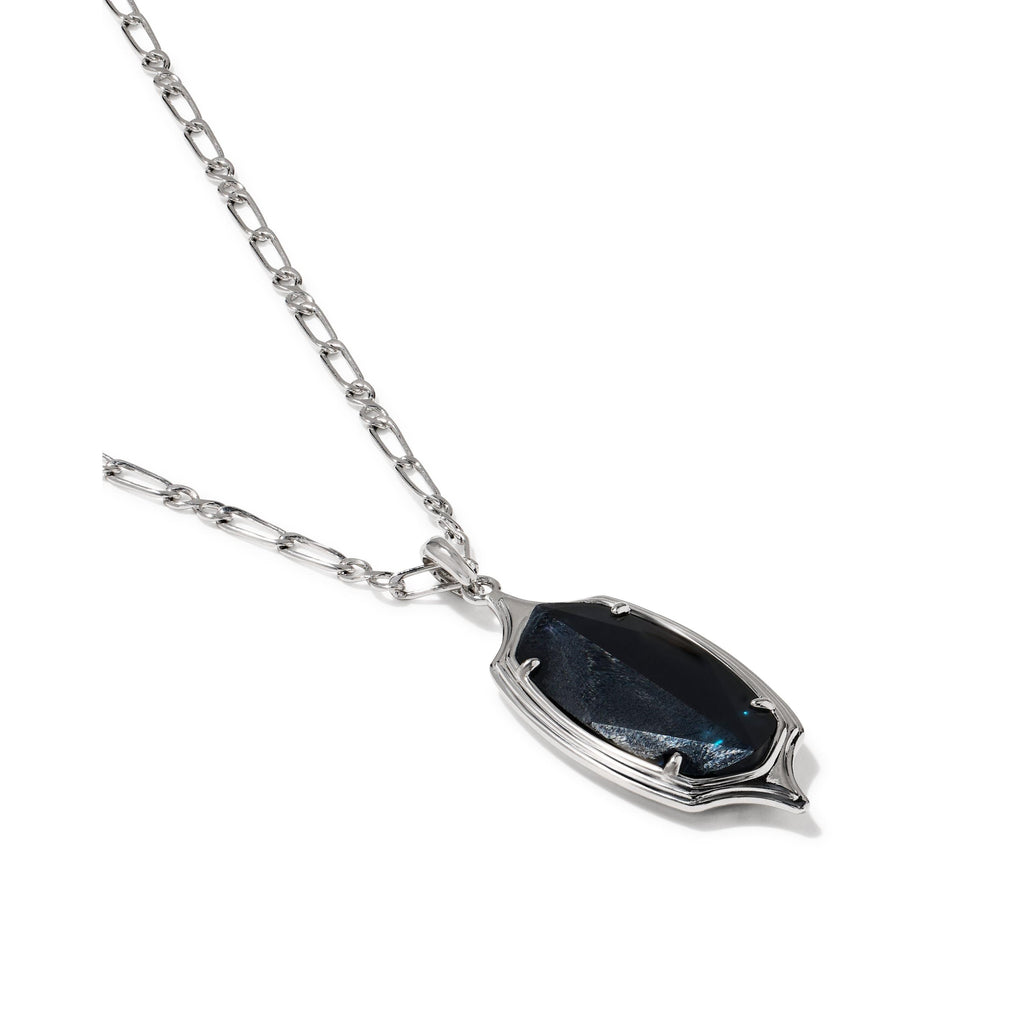 Dani Stepped Frame Long Pendant Necklace