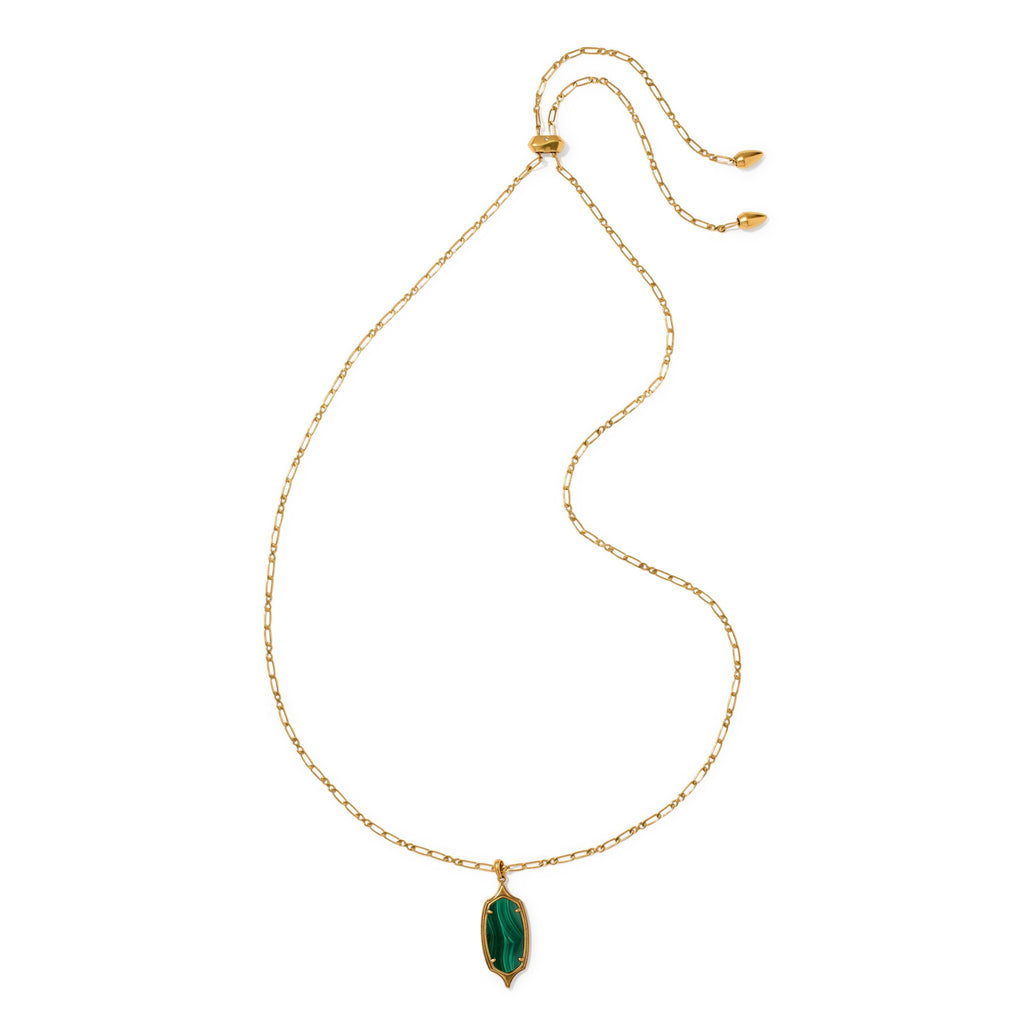 Dani Stepped Frame Long Pendant Necklace