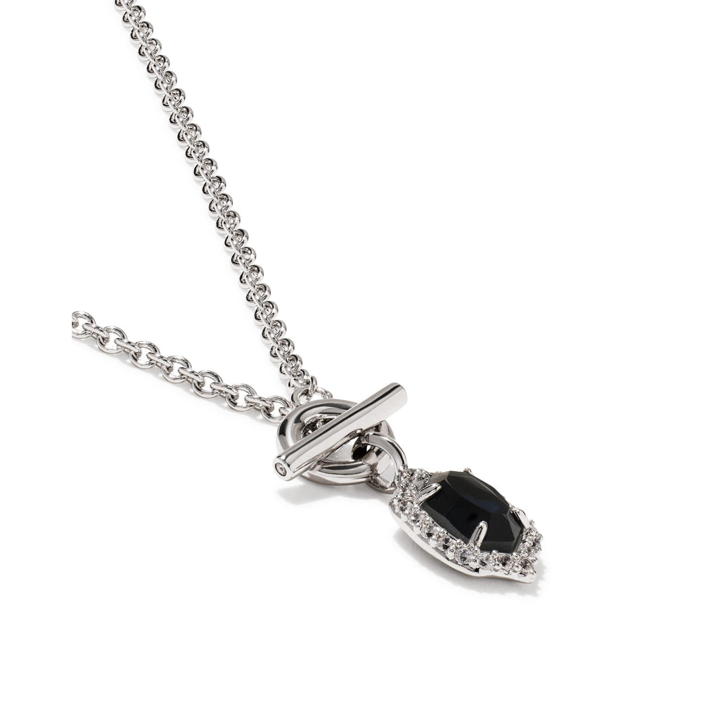 Daphne Crystal Frame Toggle Necklace