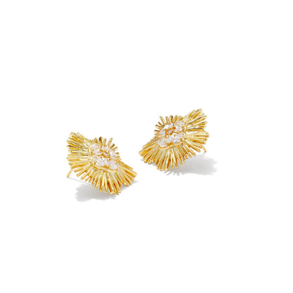 Dira Crystal Statement Stud Earrings