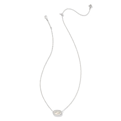 Elisa Ridge Frame Short Pendant Necklace