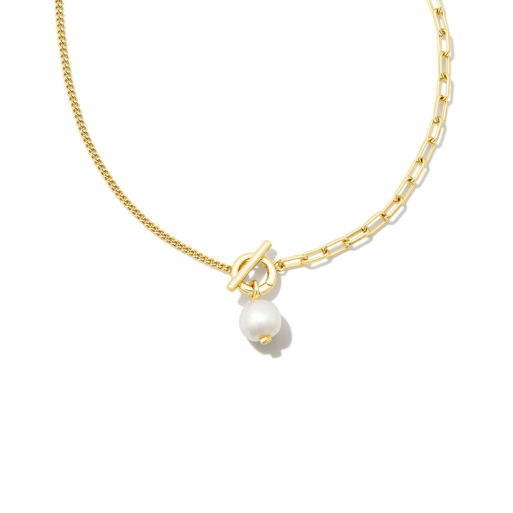 Leighton Pearl Chain Necklace