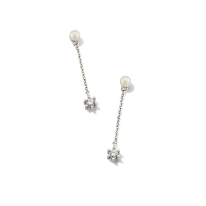 Leighton Pearl Linear Earrings