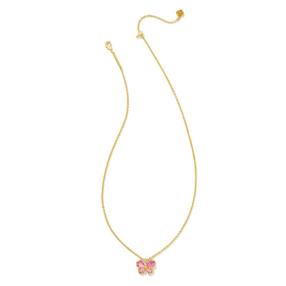 Mae Butterfly Short Pendant Necklace