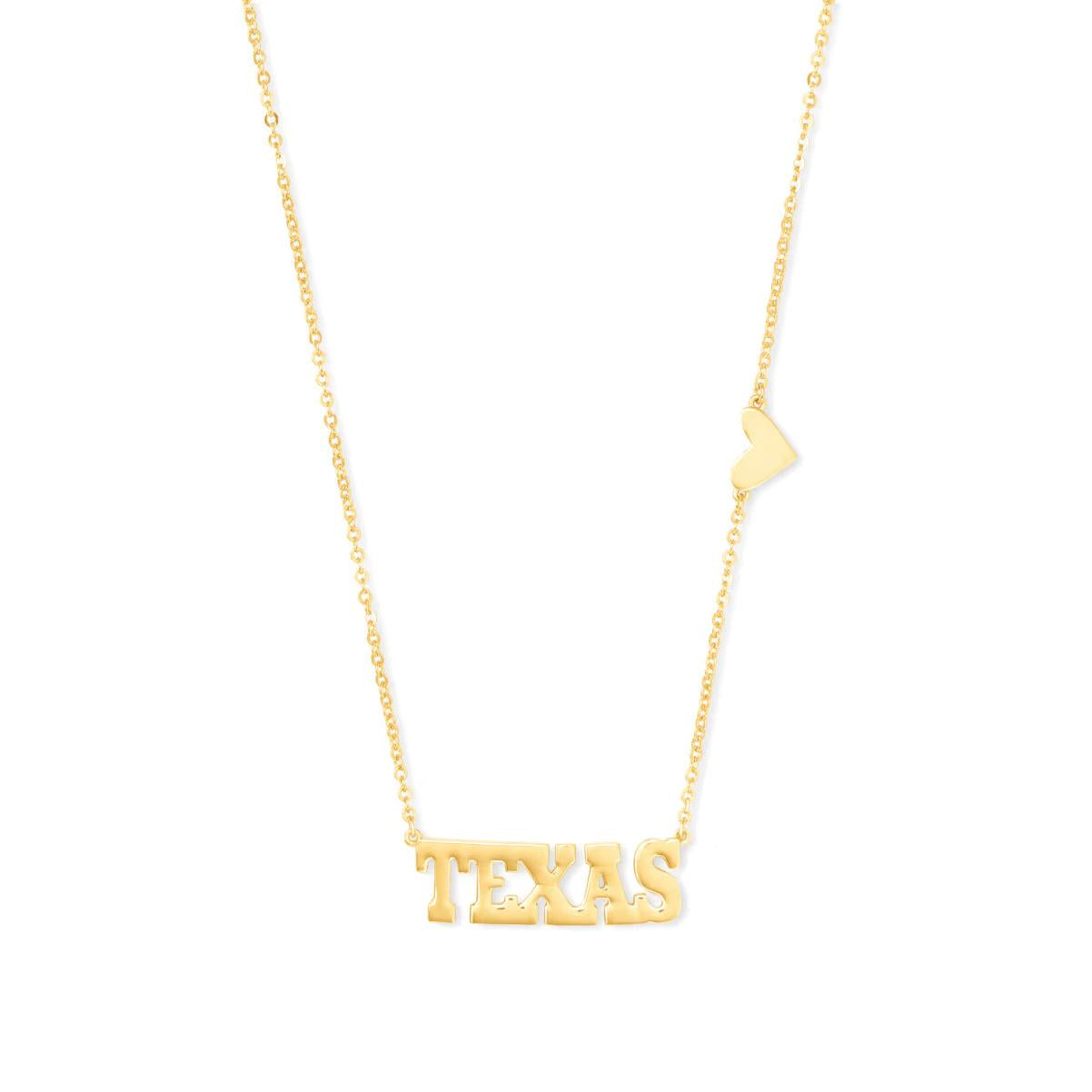 Texas Pendant Necklace