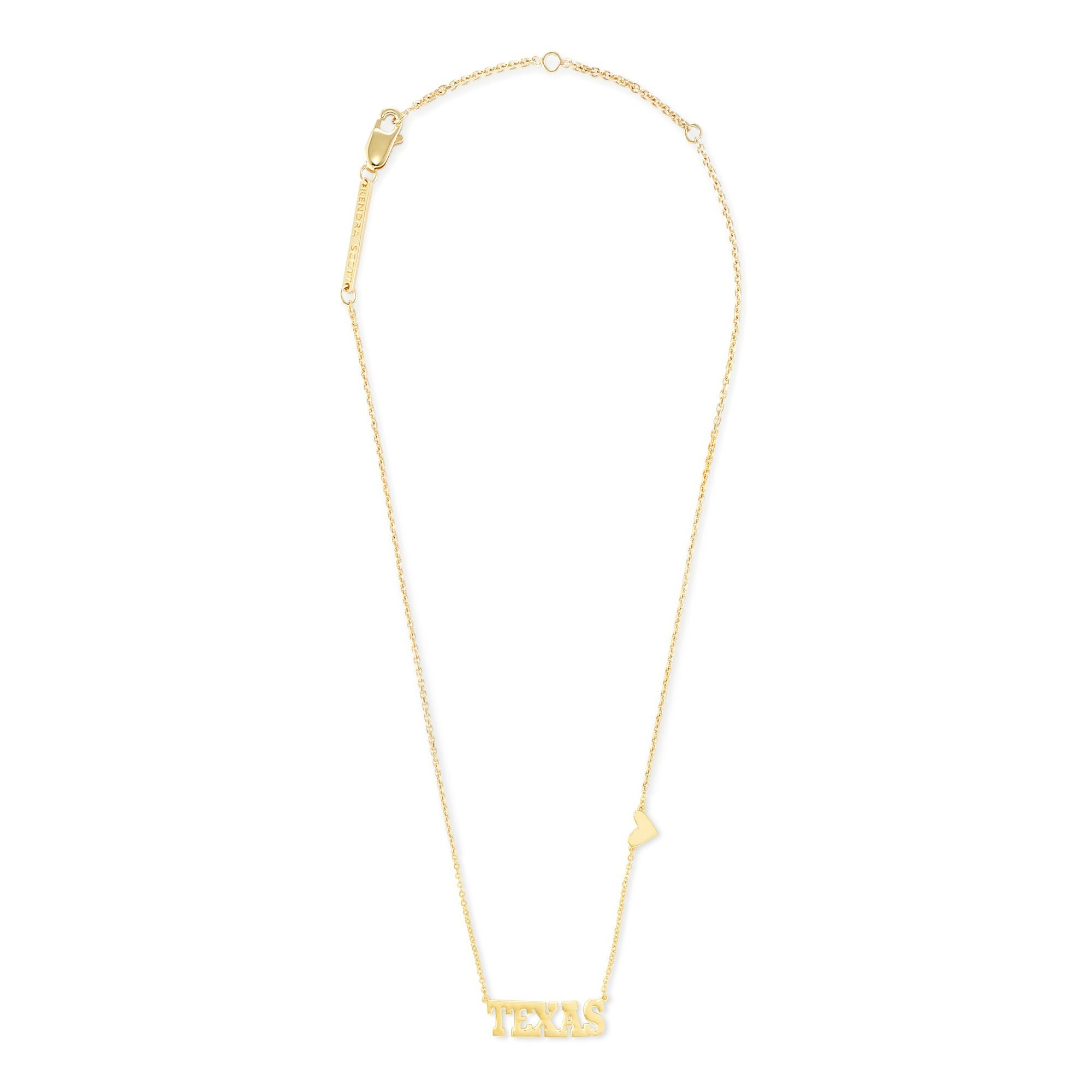 Kendra Scott Texas Pendant Necklace 18K Gold Vermeil
