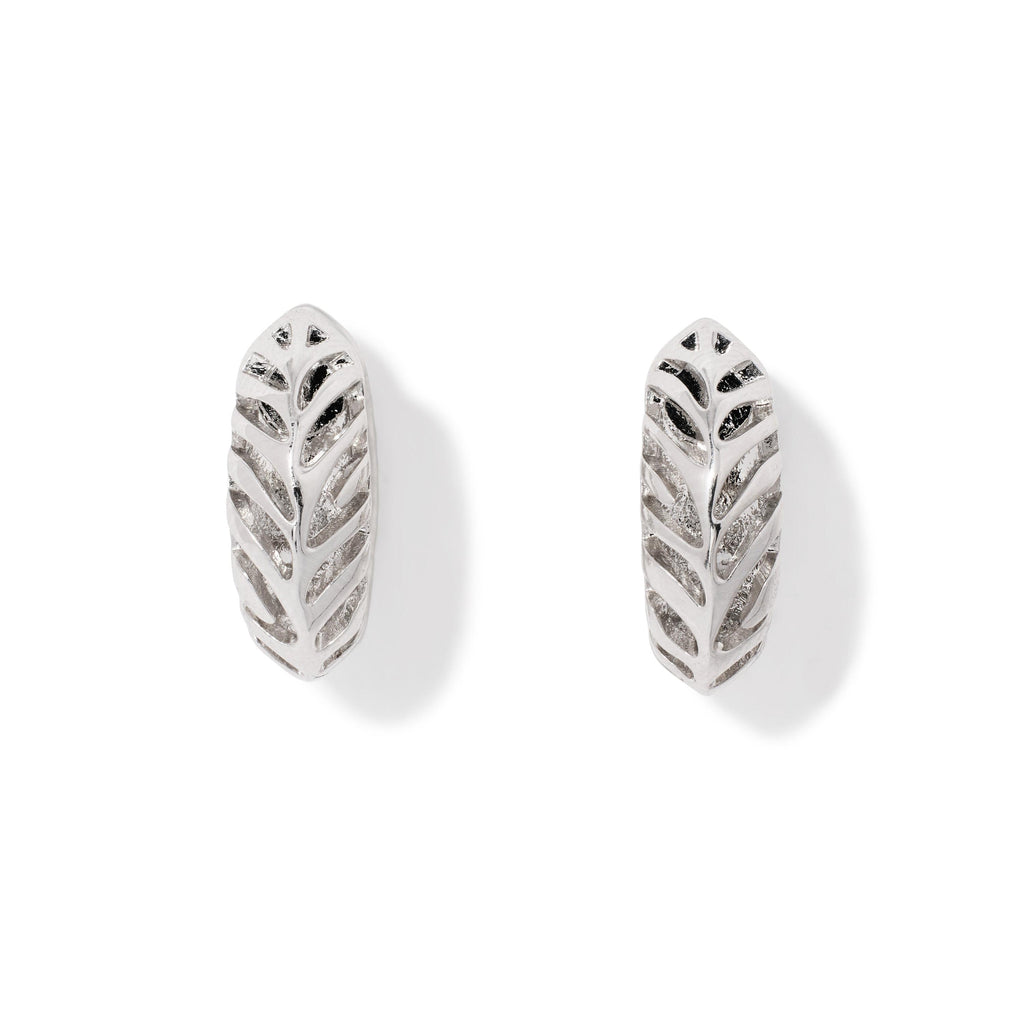 Tiger Striped Mikki Huggie Earrings