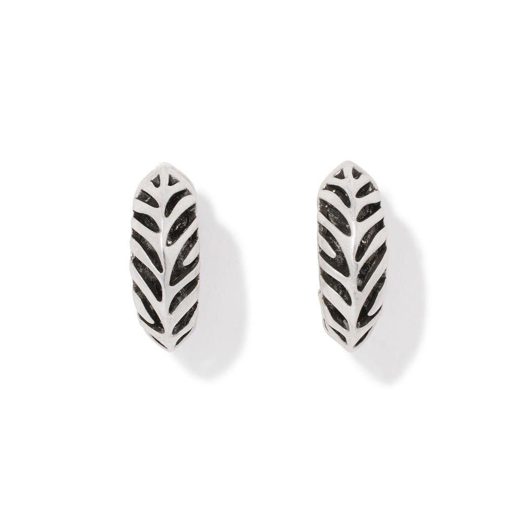 Tiger Striped Mikki Huggie Earrings
