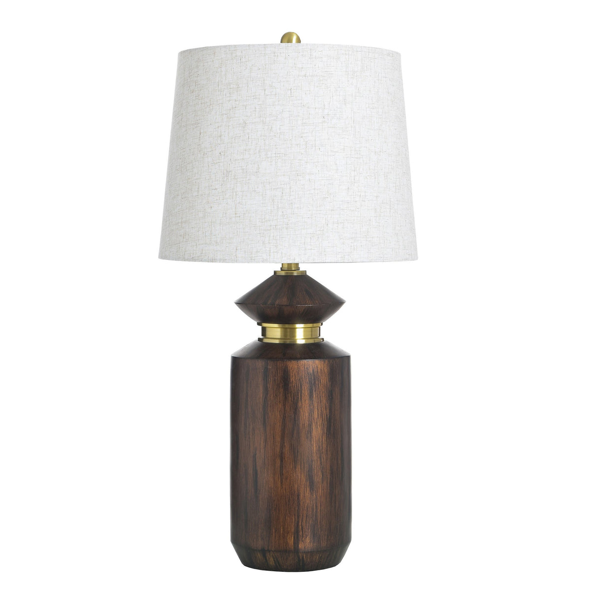 Mahogony Poly Table Lamp
