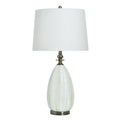 Phoenix White Resin Table Lamp