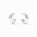 Julie Vos Cannes Hoop - Silver Small