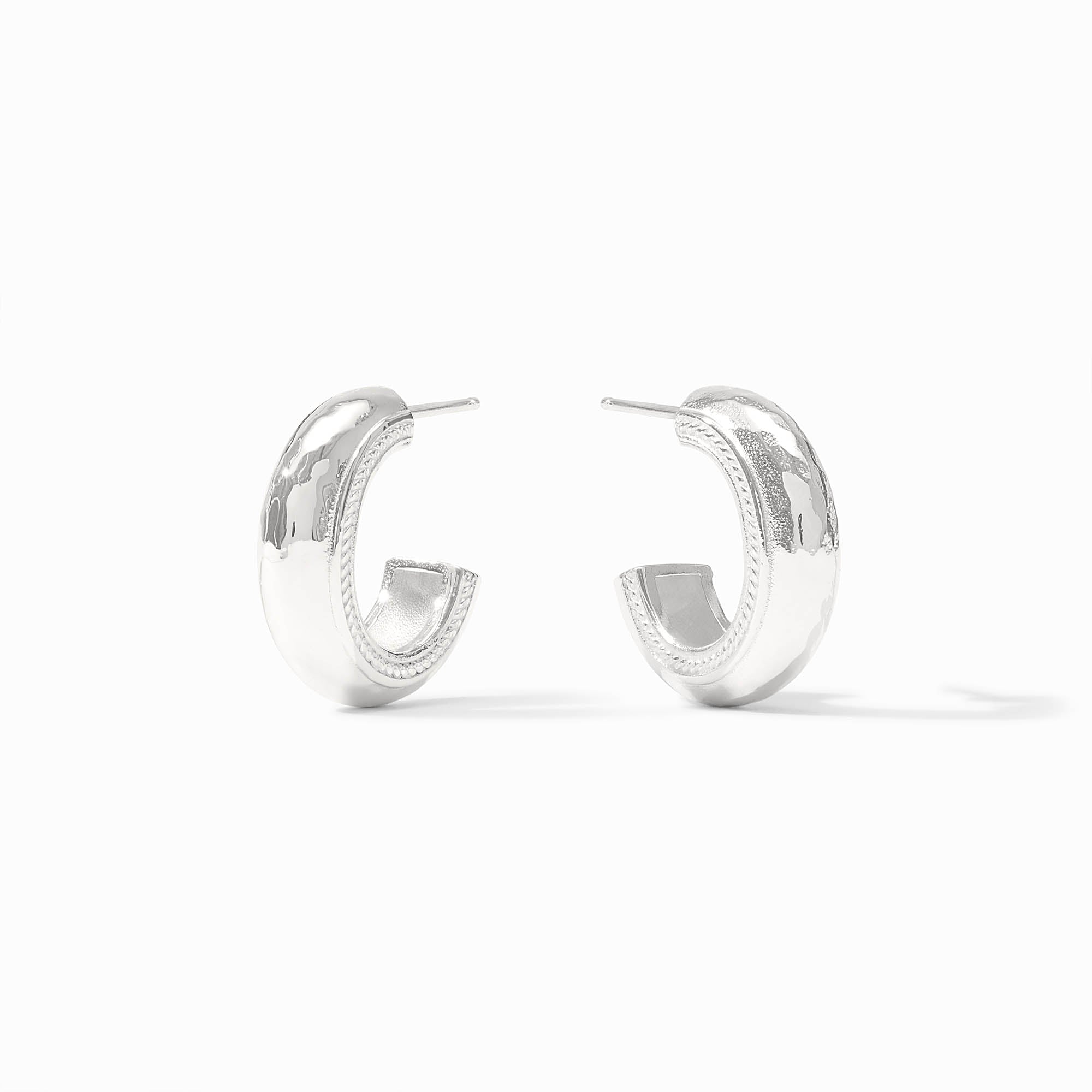 Julie Vos Cannes Hoop - Silver Small