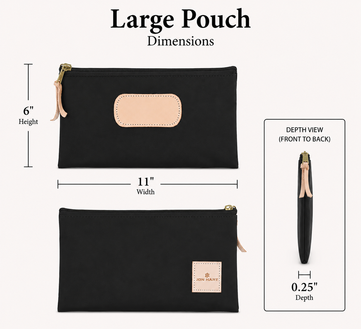 Jon Hart Design Large Pouch