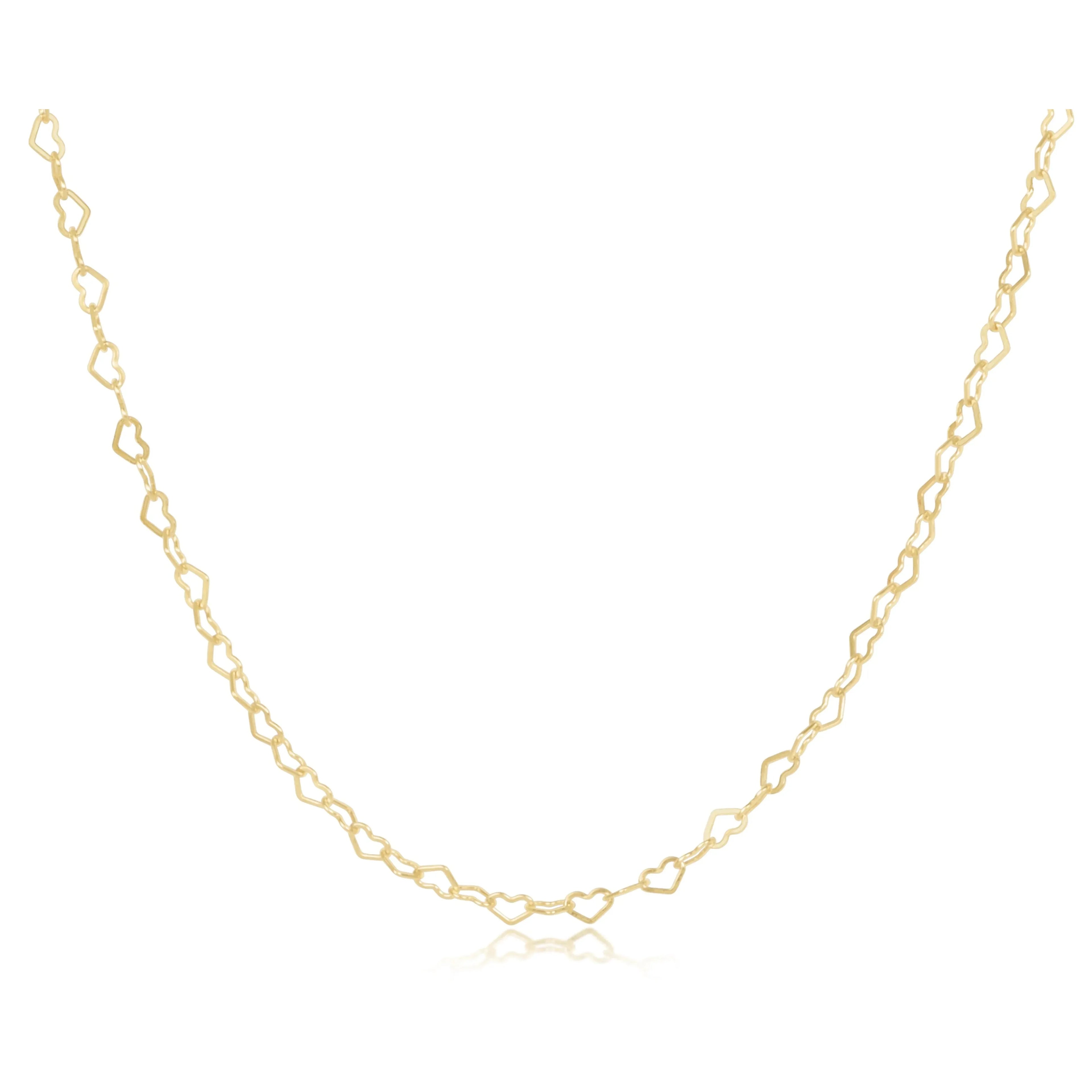 choker love chain, gold