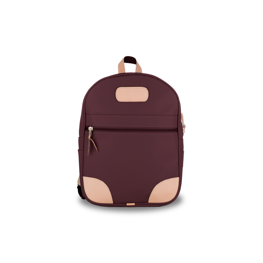 Black Coated Canvas Backpack by Jon Hart Designs