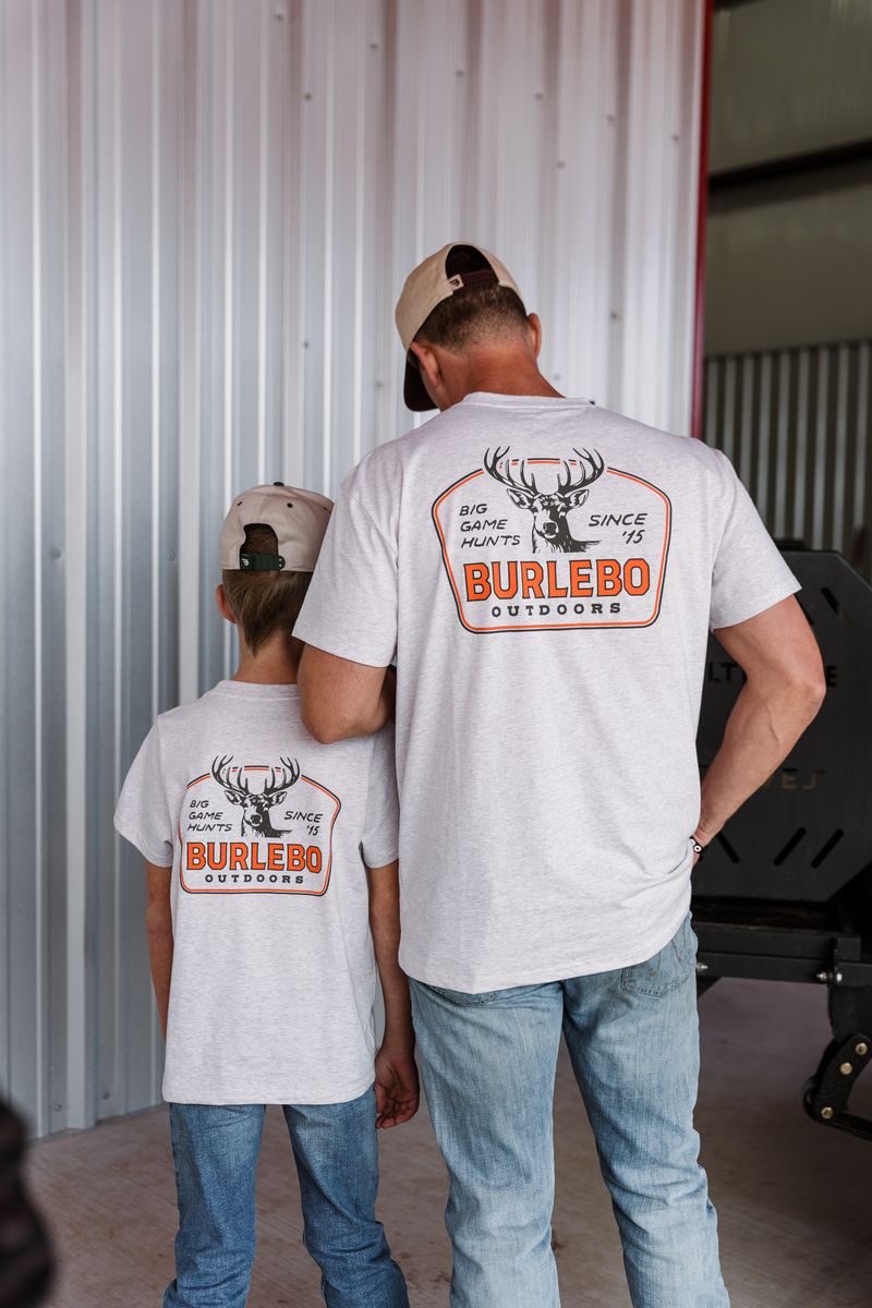 Burlebo Youth Short Sleeve Graphic Tees (Limited Item) - Oatmeal