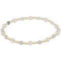 enewton pearl sincerity 4mm gem bracelet - aquamarine
