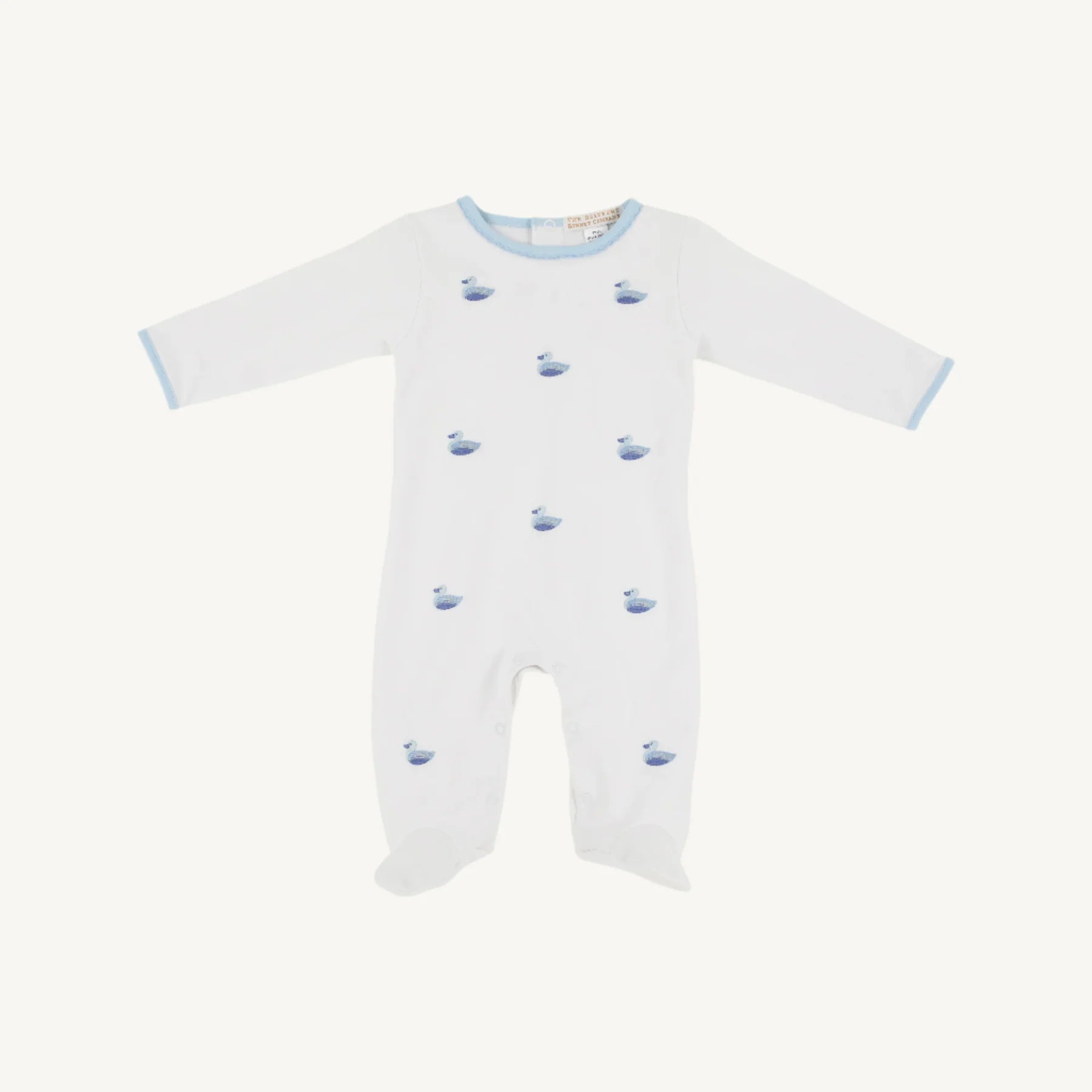 Rock Me Romper, Embroidered Ducks | Baby Shower Alex Kay