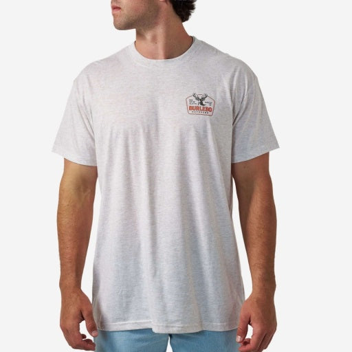 Burlebo Adult Short Sleeve Tee - Big Game Hunts - Oatmeal