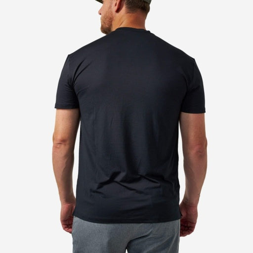 Go To Tee - Flying B Logo - Black And Classic Deer Camo