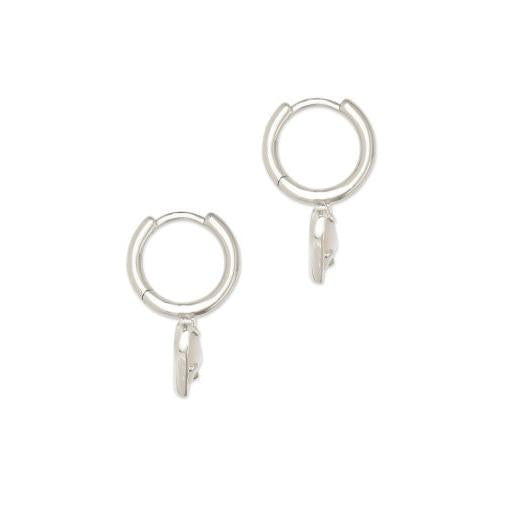 Ari Heart Huggie Earrings
