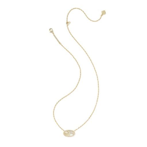 Elisa Bow Short Pendant Necklace