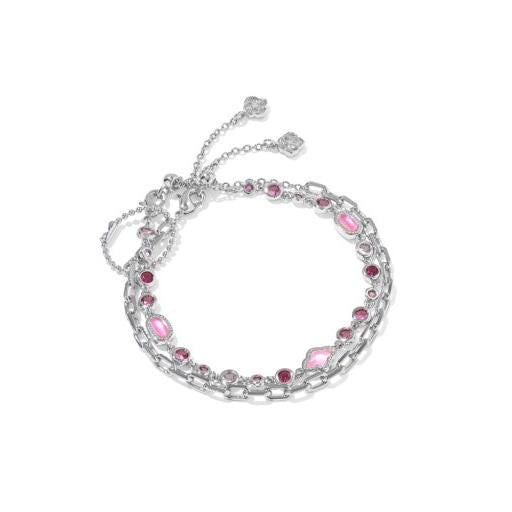 Mini Elisa Abbie Set Of 2 Delicate Chain Bracelets