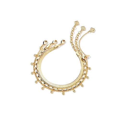 Kassie Set Of 3 Chain Bracelet