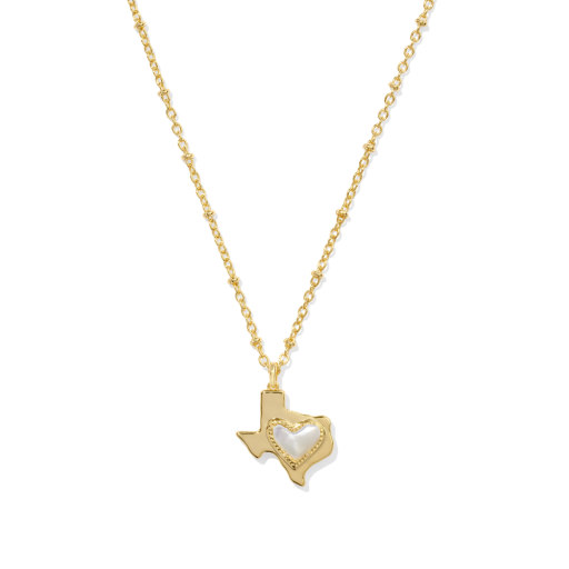 Ari Heart Texas Short Pendant Necklace