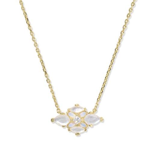 Abbie Crystal Short Pendant Necklace