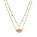 Elisa Pearl Multi Strand Necklace