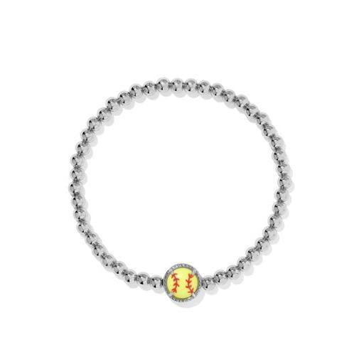 Softball Stretch Bracelet