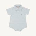 Prim and Proper Polo SS-Pima Onesie