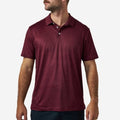 Performance Polo - Vintage Helmets - Maroon