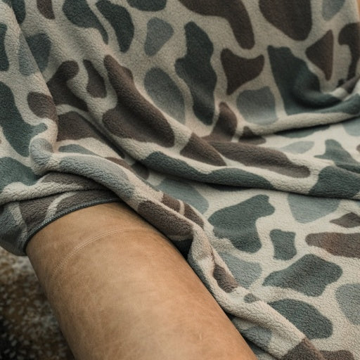Sherpa Blanket - Classic Deer Camo - image 4