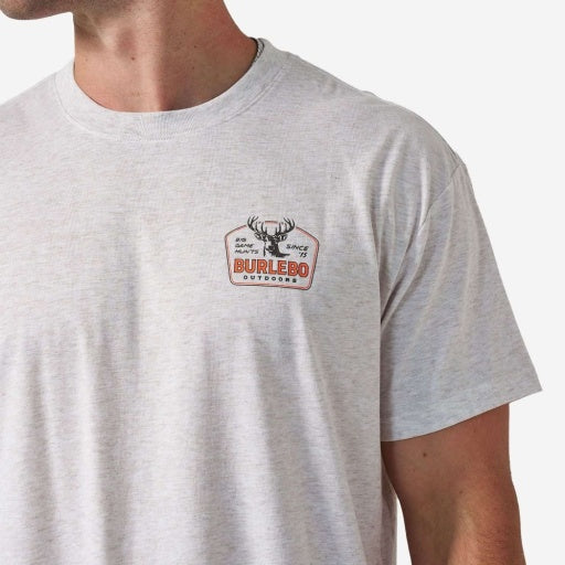 Burlebo Adult Short Sleeve Tee - Big Game Hunts - Oatmeal