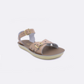Sun-San Sweetheart Sandals, Latte