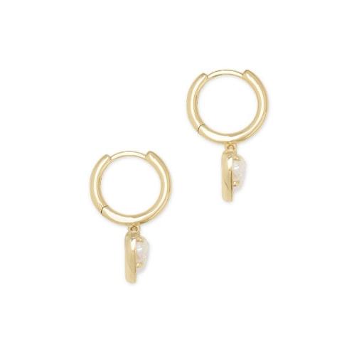 Ari Heart Huggie Earrings